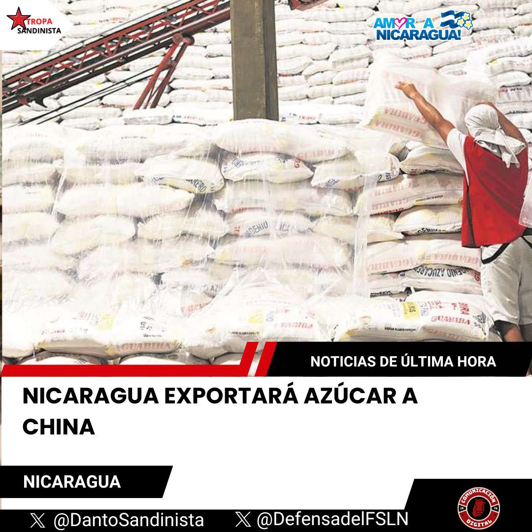 Seguimos avanzando gracias a nuestro Buen Gobierno con trabajo y paz ✌🏼 #AmoraNicaragua #PatriaBenditayLibre #TropaSandinista