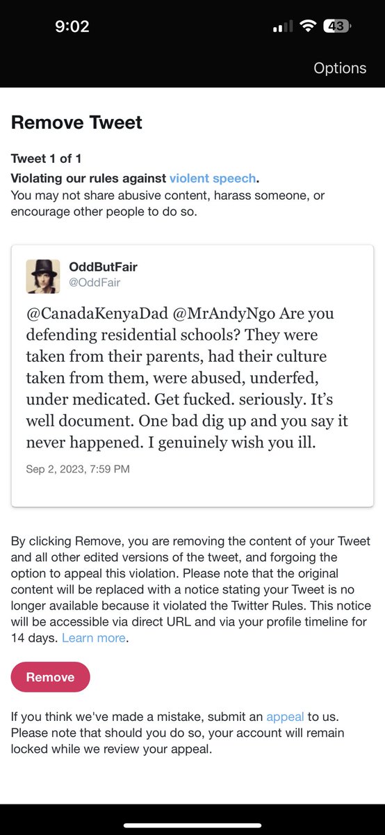 HumbleYour's tweet photo. @jimmypisstank @CanadaKenyaDad @MrAndyNgo Look who can’t handle free speech https://t.co/KqAQELkxpZ