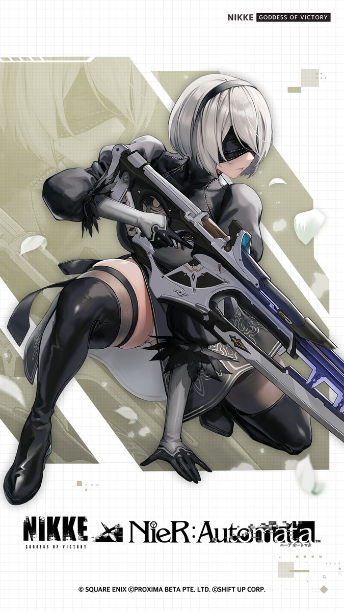 NIKKEｘNieRコラボにて
2Bを描かせていただきました。

#NIKKE #NIKKExNieR #2B