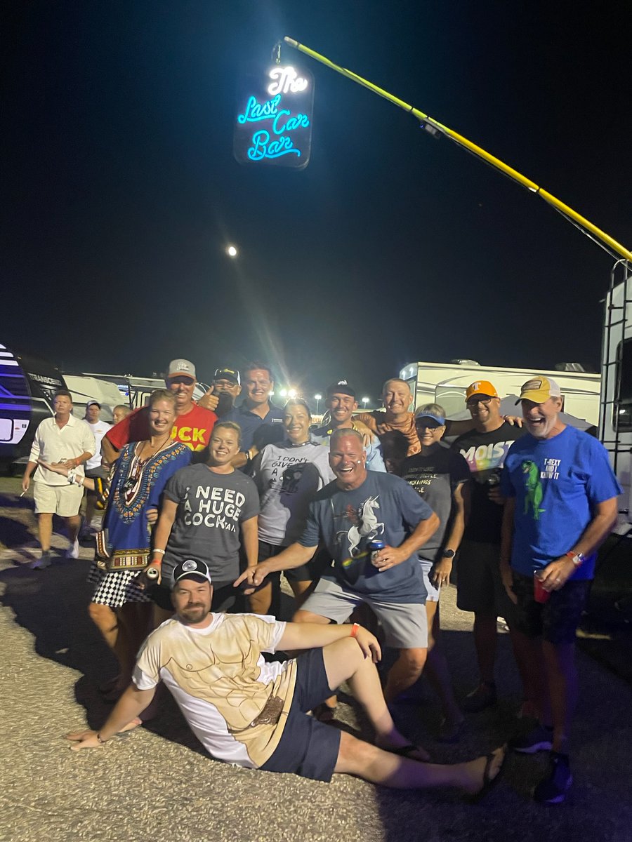 TheLastCarBar's tweet photo. Thank you @MattKaulig for stopping by The Last Car Bar!  It was great seeing and hanging out with you.  #Southern500 #Darlington #CookOutSouthern500 #cookout https://t.co/I28tX3prgt