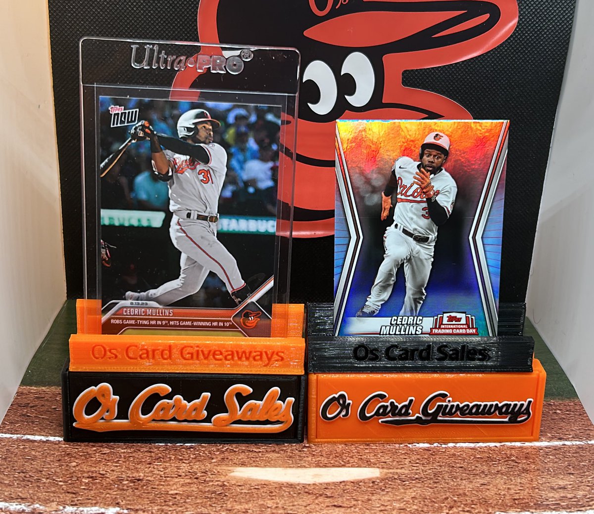 For the rest of the season if the Os win &amp; the Rays lose I’ll do 2 cards 😎.

Os WIN! Rays Lose! Like retweet &amp; follow! I’ll select 2 followers to win. The 1st receives the Topps now. Second receives the trading card day card. Winners selected tomorrow during the game. #Birdland