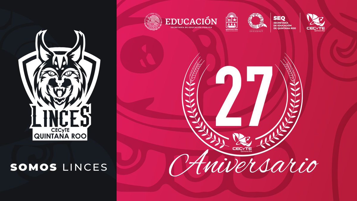 Mara Lezama (@maralezama) on Twitter photo Muchas felicidades familia <a href="/CECyTEQRoo_DG/">CECyTE Quintana Roo</a> por su 27 aniversario y ser parte de la educación de miles de quintanarroenses. Sigamos trabajando juntos para brindar una formación de calidad a las generaciones del presente y futuro. ¡Enhorabuena! Muchas felicidades familia <a href="/CECyTEQRoo_DG/">CECyTE Quintana Roo</a> por su 27 aniversario y ser parte de la educación de miles de quintanarroenses. Sigamos trabajando juntos para brindar una formación de calidad a las generaciones del presente y futuro. ¡Enhorabuena!