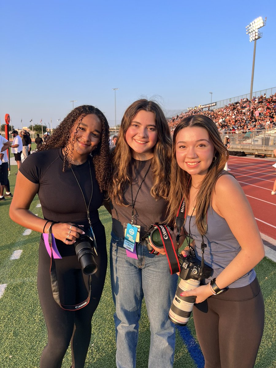 These young ladies work hard and capture memories for the <a href="/NISDClark/">Tom C. Clark HS</a> yearbook!