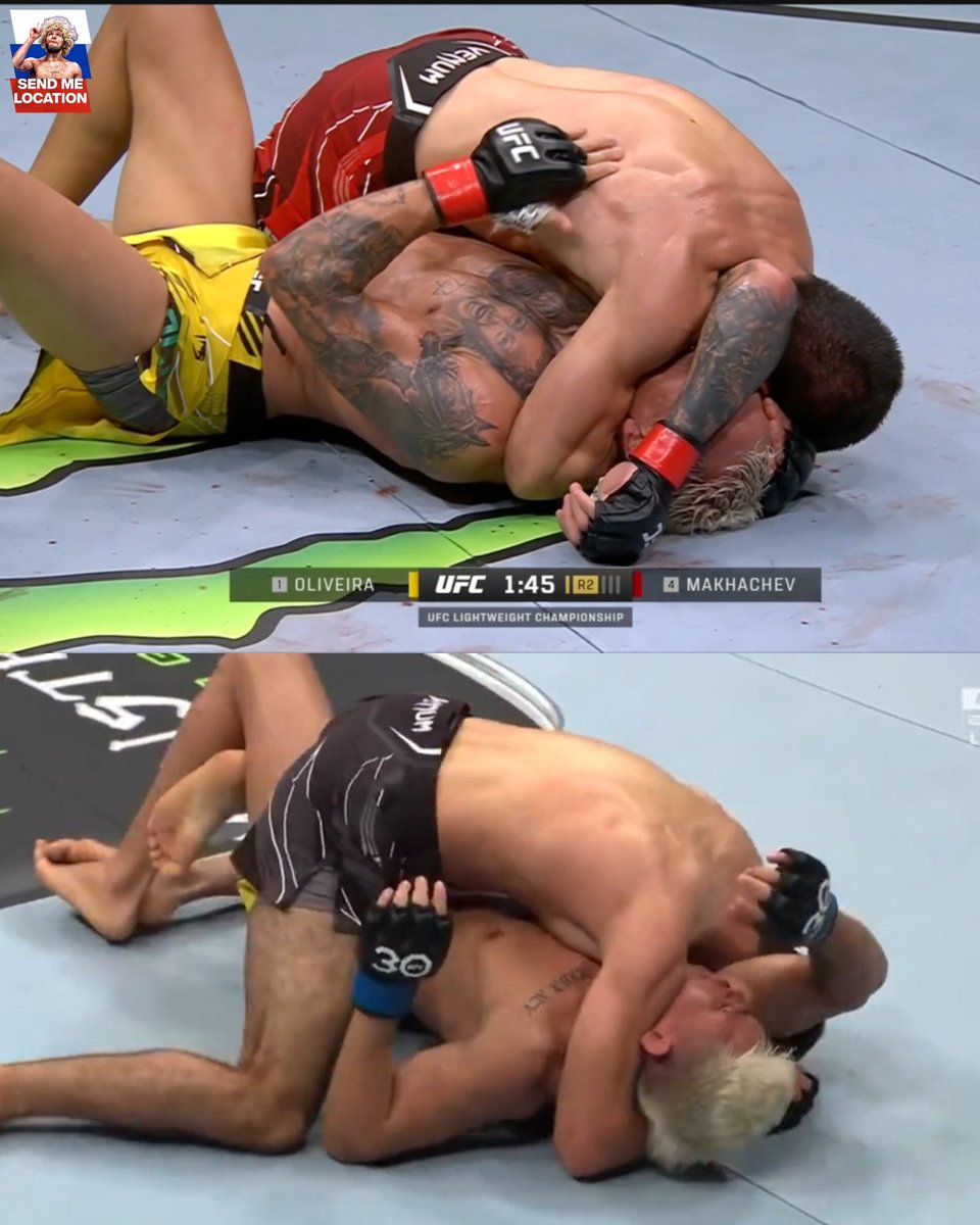 Islam and Farid got Chuteboxe in a chokehold #UFCParis