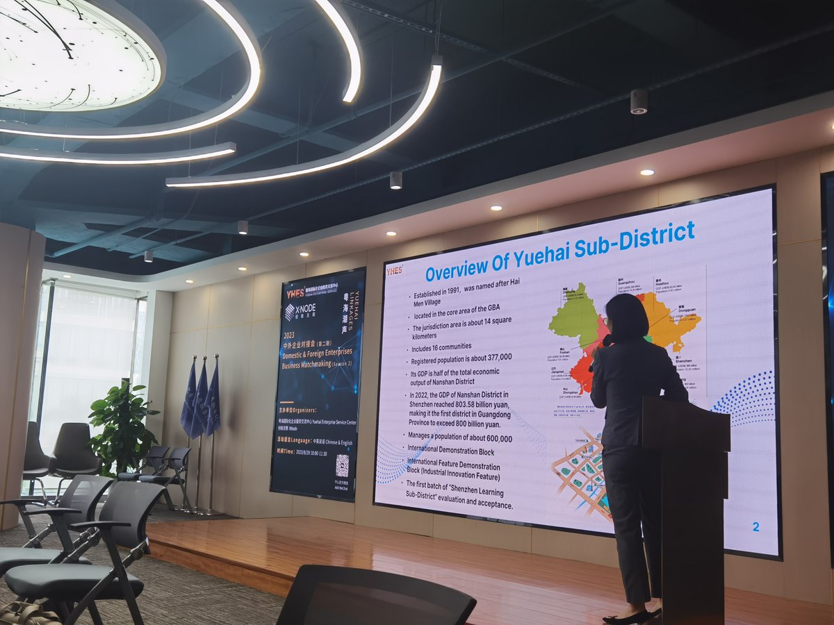 JieWang_ZJUI's tweet image. I recently attended Shenzhen-Yuehai Sub-District Domestic &amp;amp; Foreign Enterprises Business Matchmaking.
Welcome #Aquila #Empathy &amp;amp; #XNODE!
It&apos;s pleasant to see AIGC firms from Singapore visisting SZ with their impressive digtal avatar demo.
#Shenzhen #InternatioalMarket #Open