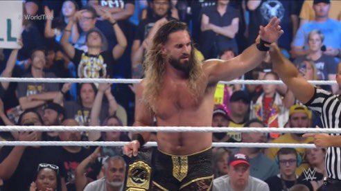 _PWChronicle's tweet photo. Seth Rollins defeats Shinsuke Nakamura to retain the World Heavyweight Championship.

IMO, it was nice having a main event such as that on a PLE. I thought it was a great match. 👏 

#WWEPayback | #WorldTitle https://t.co/p2aLO7z15Q