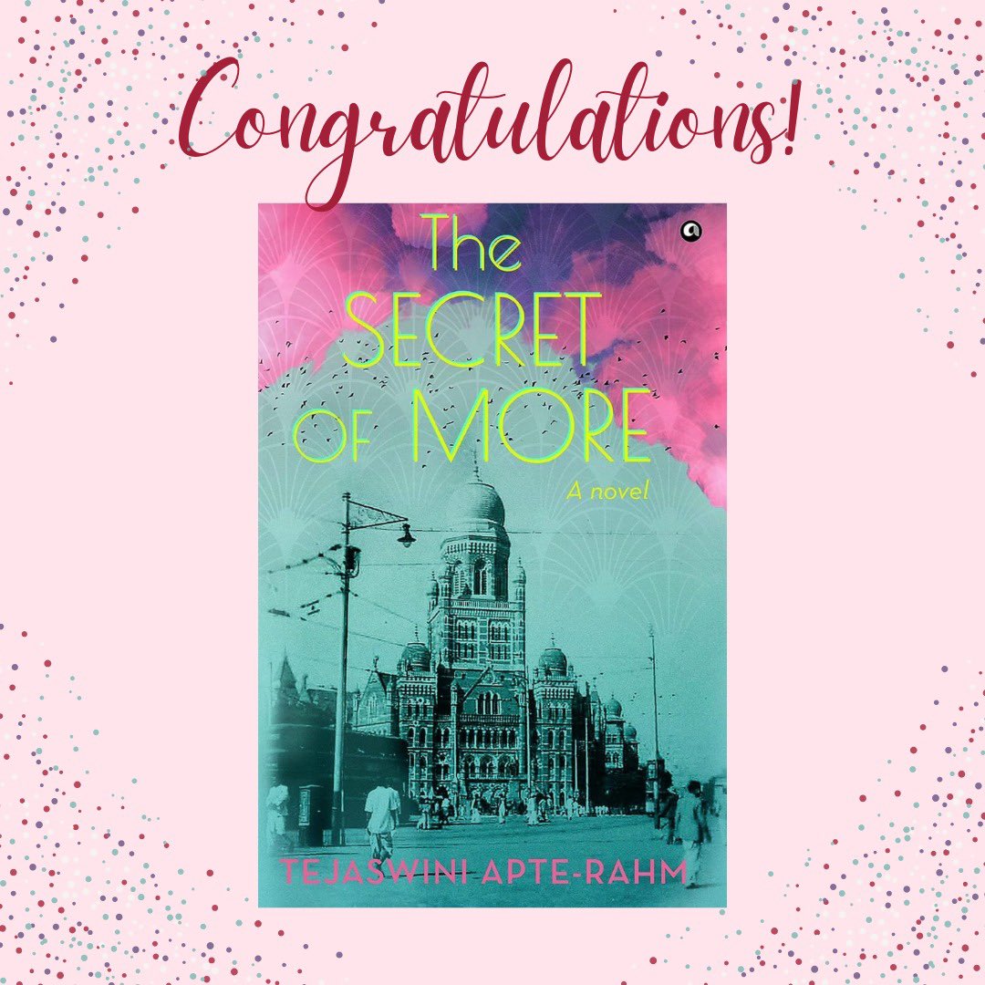 Congratulations to our author @Tejaswini_Apte on her book #TheSecretOfMore being long listed for @TheJCBPrize! #JCBPrize2023