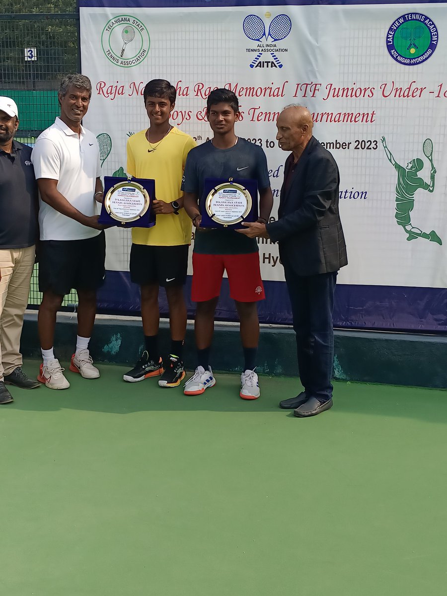 USahita's tweet photo. @msltatennis Samarth Sahita is Doubles winner at ITF J60, Hyderabad. https://t.co/y7h9nIHFe2