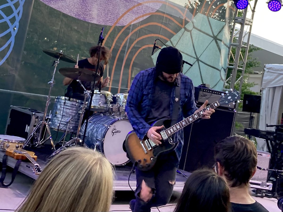 Is it even a Seattle music festival without Reignwolf shredding? #Bumbershoot