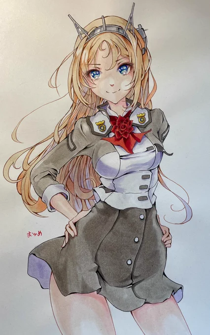 描きました今日はネルソンさんの進水日 