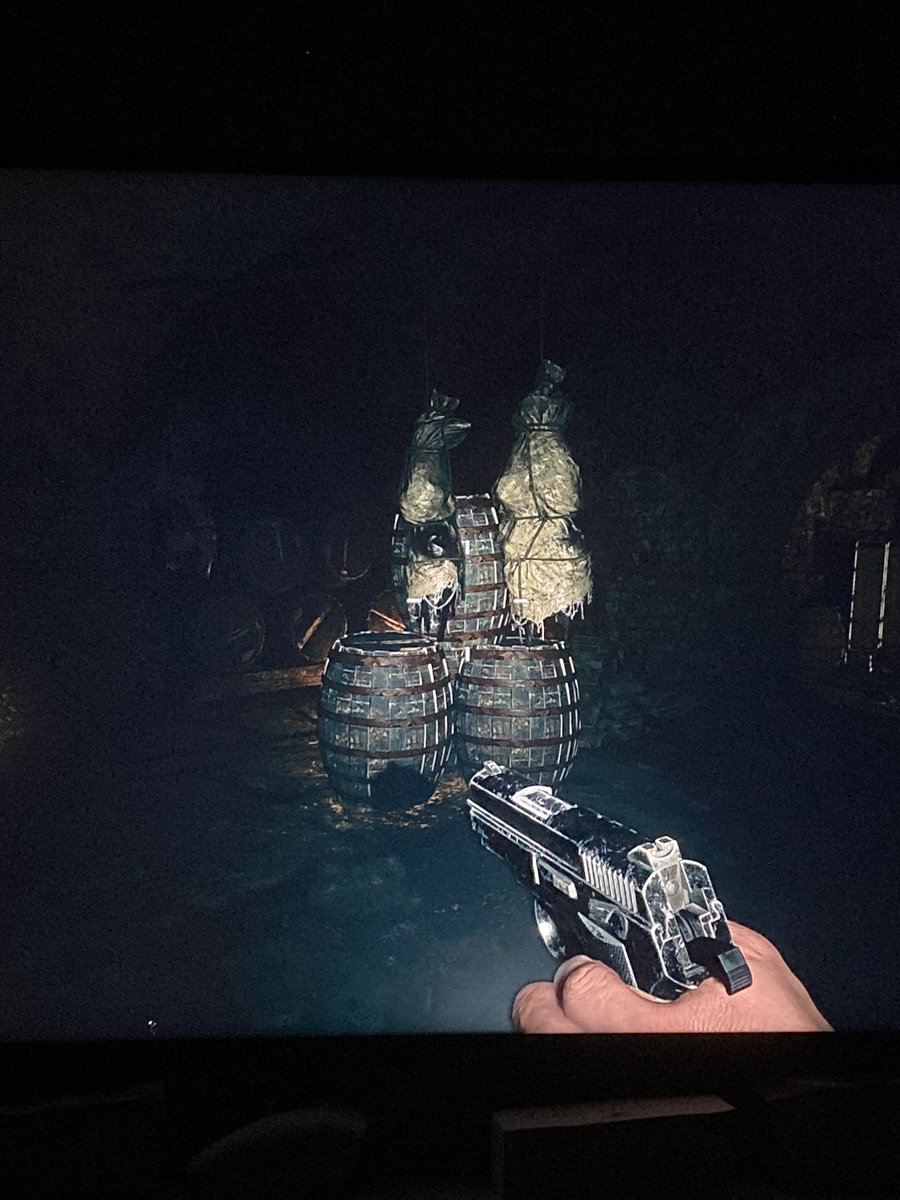 it doesn't make much sense to turn off the lights and play Resident Evil when you're alone at home