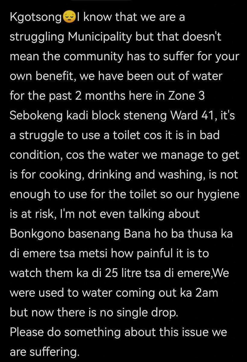 STsubella's tweet photo. @EmfuleniLM @Rand_Water @Lesufi @PresidencyZA https://t.co/XJ7IJKcyo4