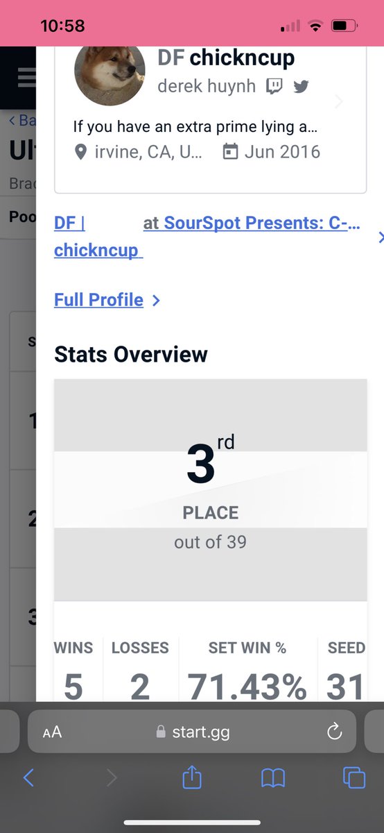 chickncup's tweet photo. 3rd/39th at the Manitoba monthly. came looking to kill time but ended up beating great players and PR. wins on letterbomb, silver, koalaspeaker, huh, and kodra and losing to deviljhoey and jams. shout out to everyone in @ManitobaSmash for making me feel welcomed 💚 https://t.co/UgSj8s3gBZ