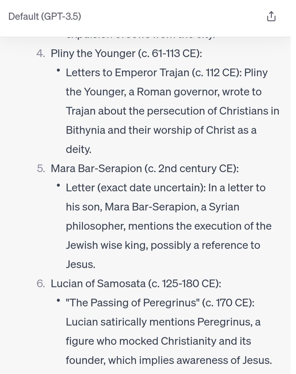 charliebayer8's tweet image. Nine historical texts outside of the New Testament that reference #Jesus. #ChatGPT