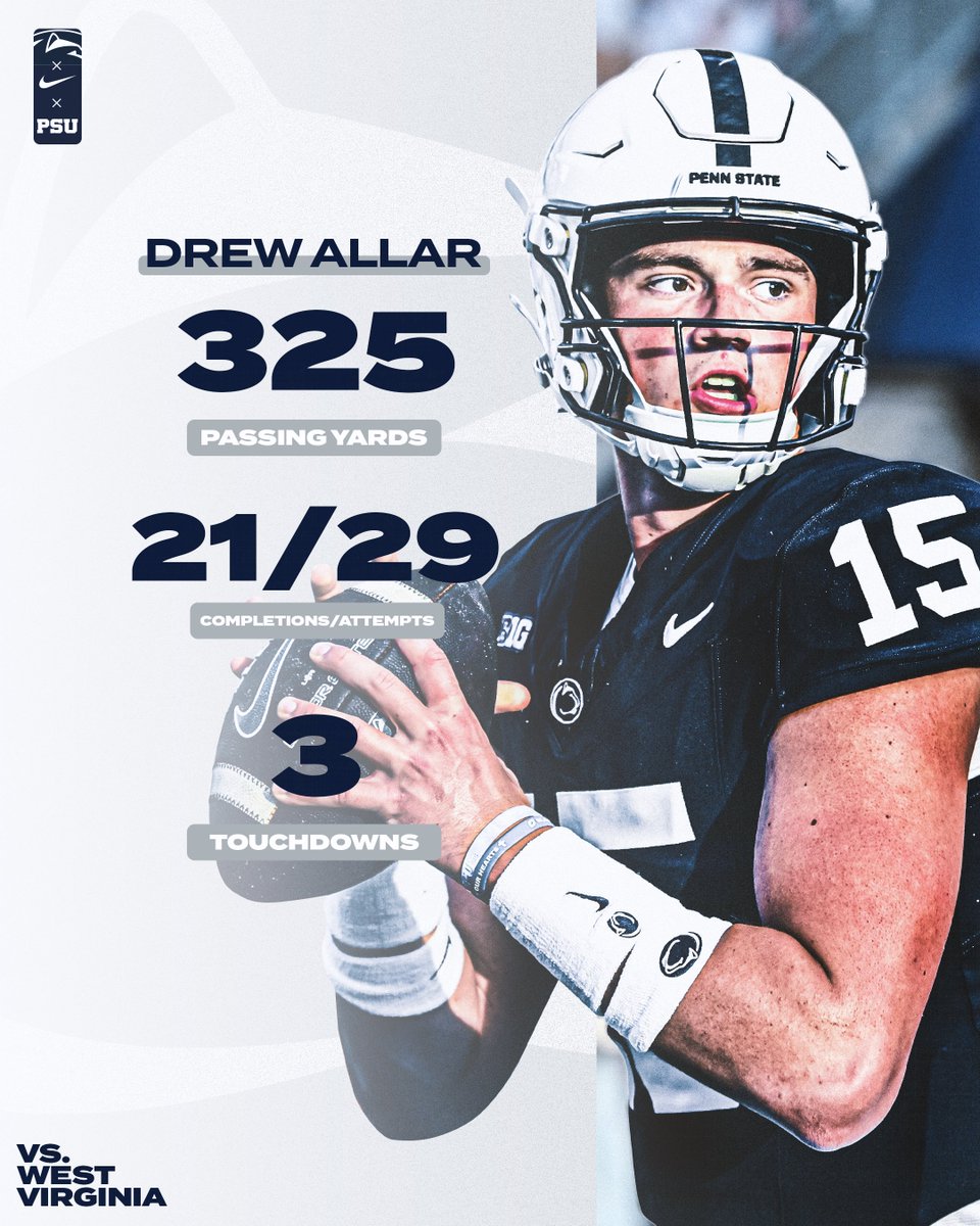 PennStateFball's tweet photo. That guy DREW! 💥 https://t.co/nF04MgyWBQ
