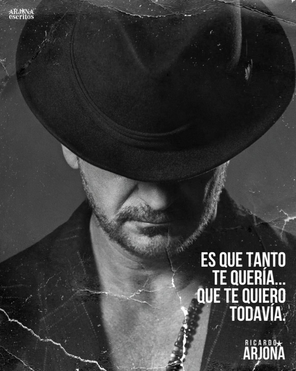 ArjonaEscritos's tweet photo. Es que tanto te quería... que te quiero todavía @Ricardo_Arjona ❤️‍🔥✨️ https://t.co/56yTzGz9gP