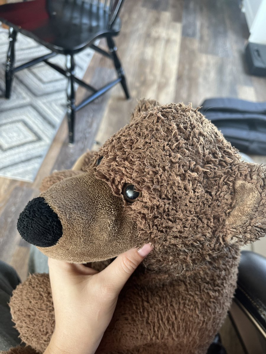 stephani_castle's tweet image. I performed brain surgery today, and I didn’t miss a stitch!! Leo’s happy to have his friend back! 🪡