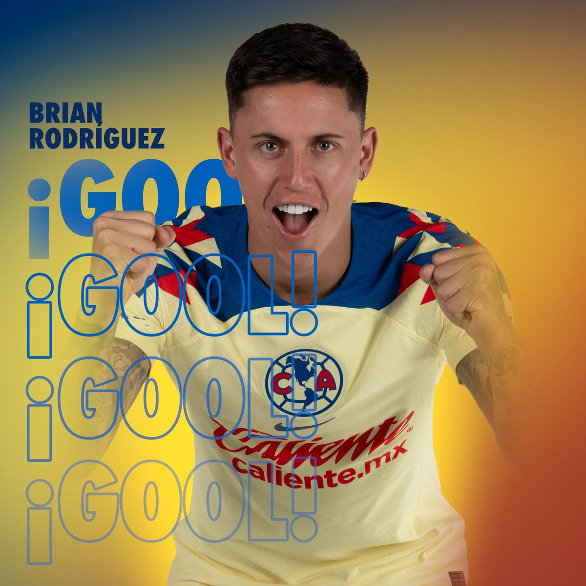 ClubAmerica's tweet photo. ¡GOOOOLAZO DE BRIAN RODRÍGUEZ! 🦅
¡GOLAAAAAZO DEL AMÉRICA! 💥💥💥 https://t.co/rsSF3sgLYV