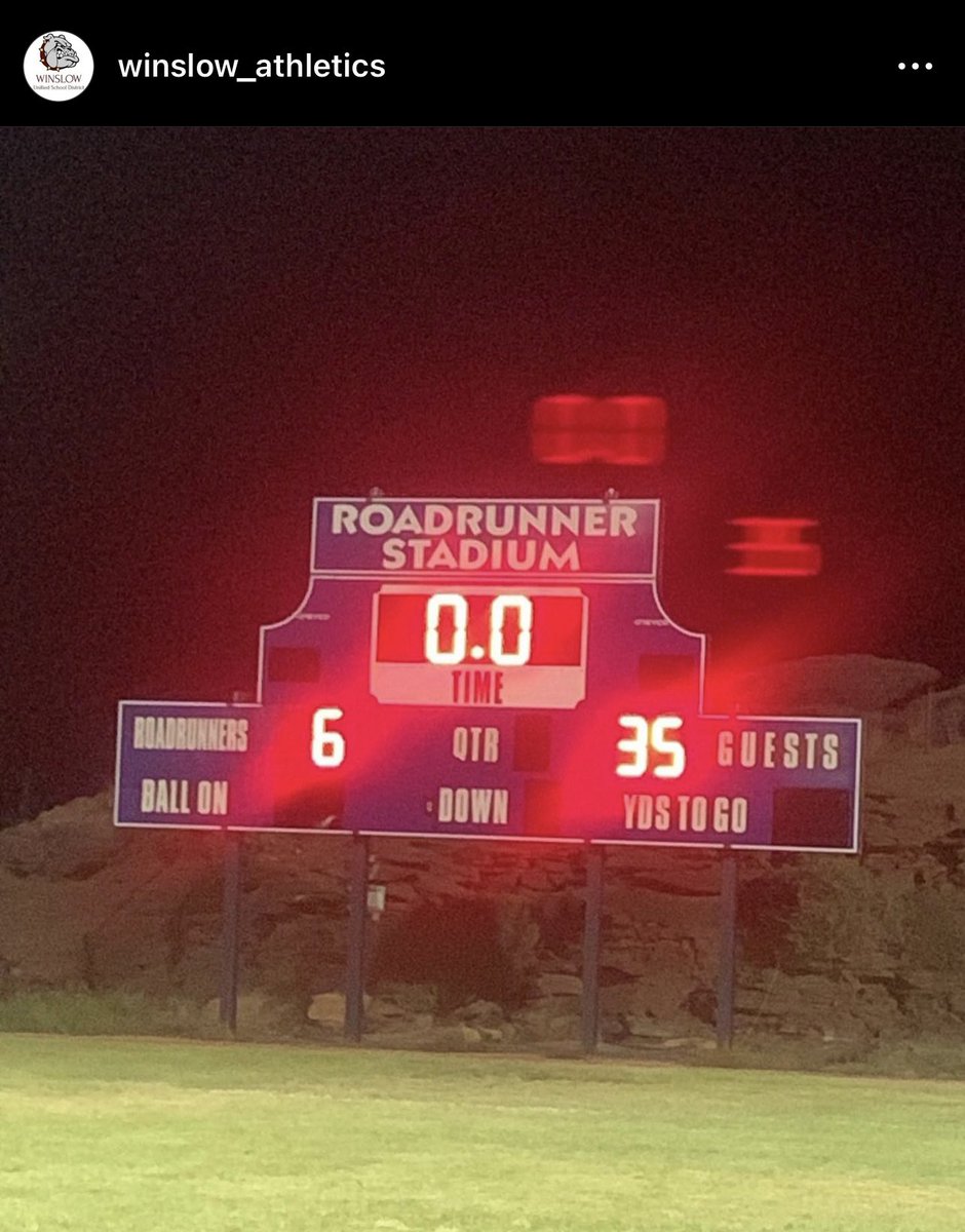 WinslowFootball's tweet photo. Winslow 35-6 over Holbrook https://t.co/63cLbfvCPN
