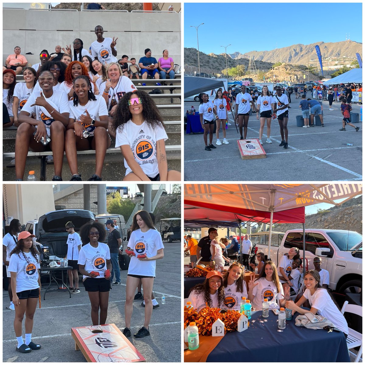 ⁦<a href="/UTEPWBB/">UTEP Women’s Basketball</a>⁩ supporting ⁦<a href="/UTEPFB/">UTEP Football</a>⁩ 🤙⛏️🧡💙Go Miners!