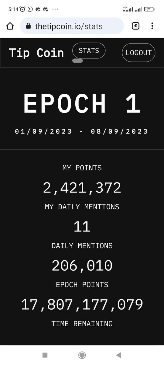 The_sugargirl's tweet photo. Gm gm everyone

Woke up to see I'd moved from 1.5M to 2.4M.

All I had to do was:

➡️Make original tweets containing $tip and @tipcoineth
➡️Reply tweets with $tip and @tipcoineth

To boost your points, all you have to do is reply this tweet with $tip and @tipcoineth.

Don't forget to like and RT.

Let's go!