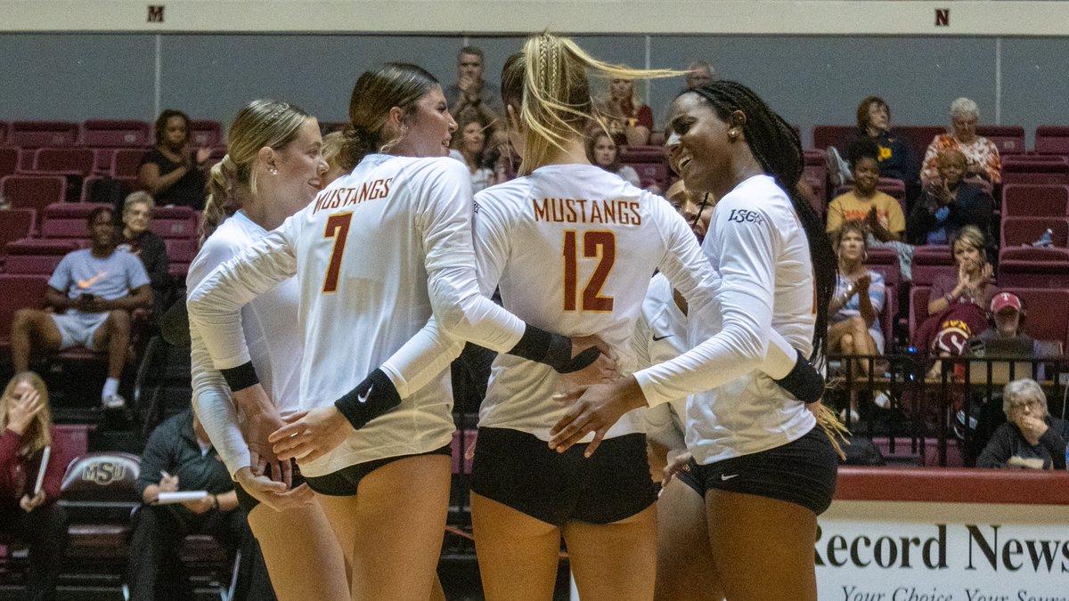 MSUMustangs's tweet photo. 🏐 | Hot -swinging @MSUTexasVB blasts Western Colorado in home tournament finale #StangGang 

🔗 https://t.co/eKtVUkQcKl https://t.co/tAIrxw8Gb3