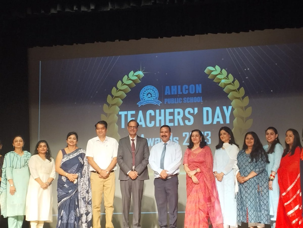 'Sing we the praises...to Ahlcon do we belong.' Beaming with gratitude,delight and bliss for receiving the best Class Teacher Award-23. My heartfelt thanks to the school management, @ashokkp @Ahlconpublic1 @seemasoniaps @MamthaSays @aarathik007 @aarathik007 and all my friends.