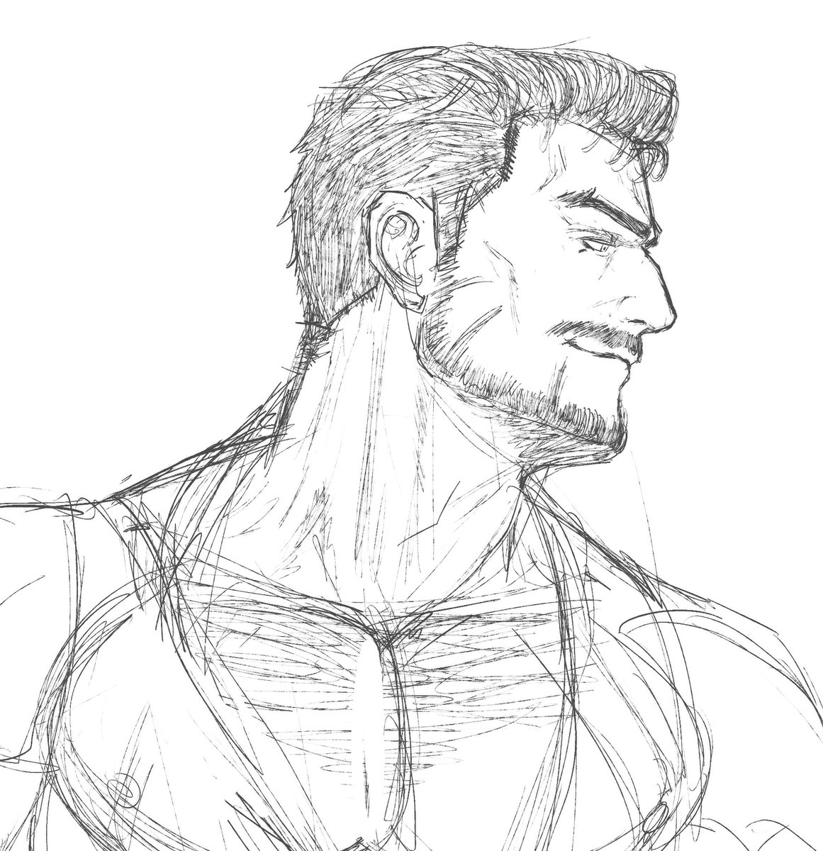 ButcherDoStuff's tweet image. Haven't drawn in forever and this was the last doodle I did like a month ago