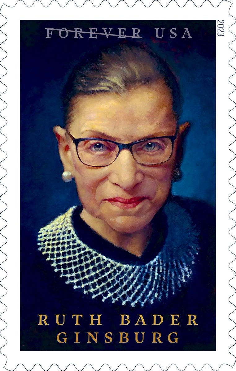 DAMN DESERVING🌹😅, the stamp of our incomparable😁 #RuthBaderGinsburg will be unveiled Oct. 2nd!!!!!🥳♥️🎉🍾😁

THANK YOU for your unwavering fight for Justice, THANK YOU for your relentless battle for Women’s Rights!!!!!🥰🌹🤗

Fierceness comes in tiny packages!!!!!🔥😅♥️🥰🌹😉