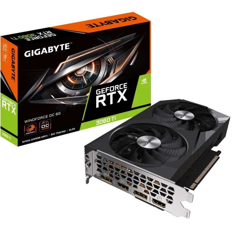PartComponent's tweet photo. Gigabyte GeForce RTX 3060 Ti WINDFORCE OC 8GB Graphics Card is curently on offer via eBuyer.

Follow the link for more details - https://t.co/szZ2YhZKY2

#Gigabyte #gigabytegaming #GeForceRTX #gaming #graphics #computer https://t.co/4gAq8rpTKn