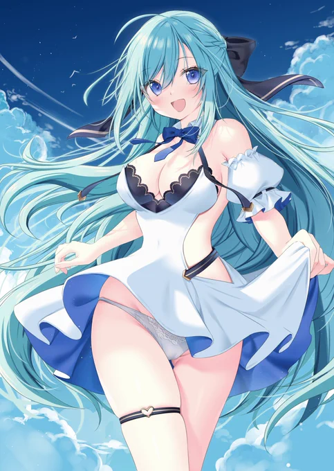 「水冷たくて気持ちいいよ!早くおいで」 