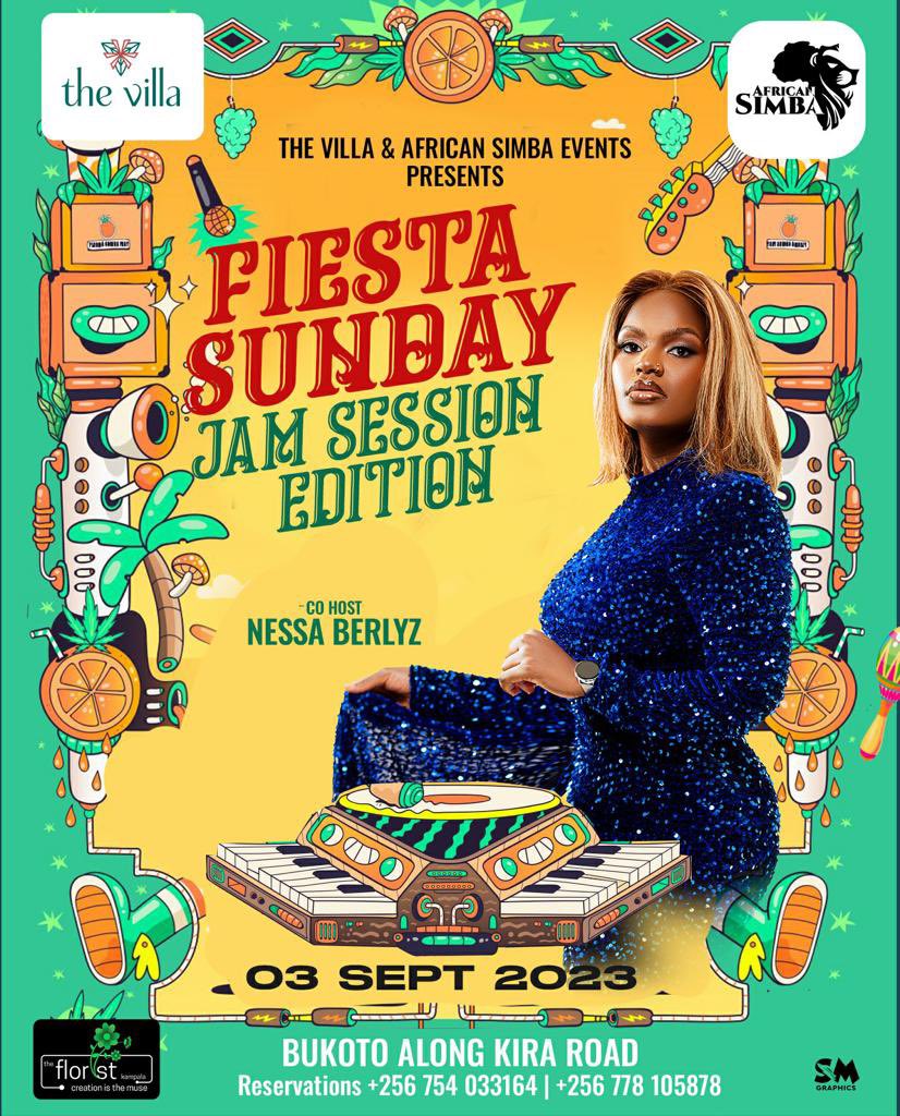 NBerlyz's tweet photo. Tonight let’s turn up for 💃🕺#FiestaSundayJamSessionEdition @thevillaUG https://t.co/TsqsrdZJLC
