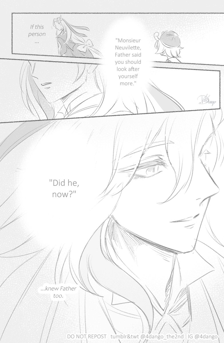 Something Familiar [2/2]

I wonder if Albedo and Neuvilette would be able to tell "what" each other is 
