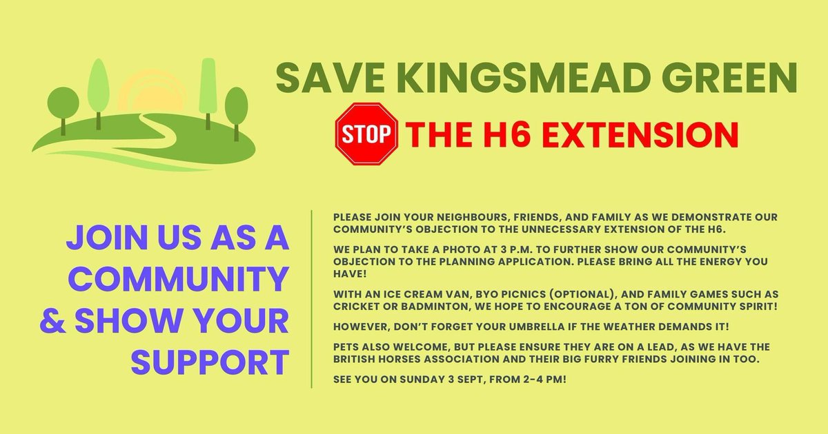 Looking forward to  seeing you all later. The weather is looking great. Bring your picnics, friends and families and let’s put up a united front to save our precious green 😊 #backMKresidents #bbc #skynews #anglianews 
#mkfm #citzenmk #theresecoffey #friendsoftheearthuk