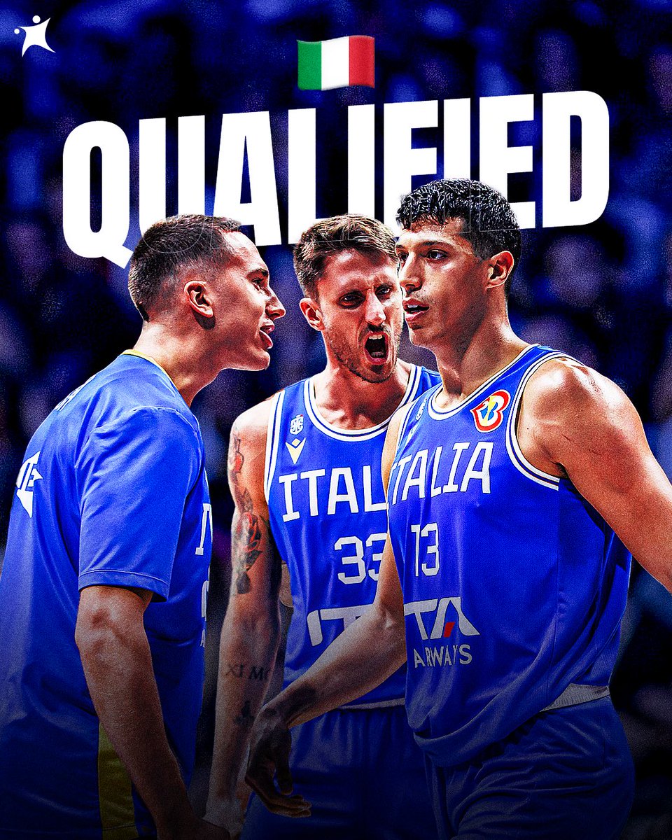 BasketNews_com's tweet photo. 🇮🇹 Italy advance to the TOP 8 with power ⚡️

#FIBAWC #WinForAll https://t.co/GOegKjSKKC