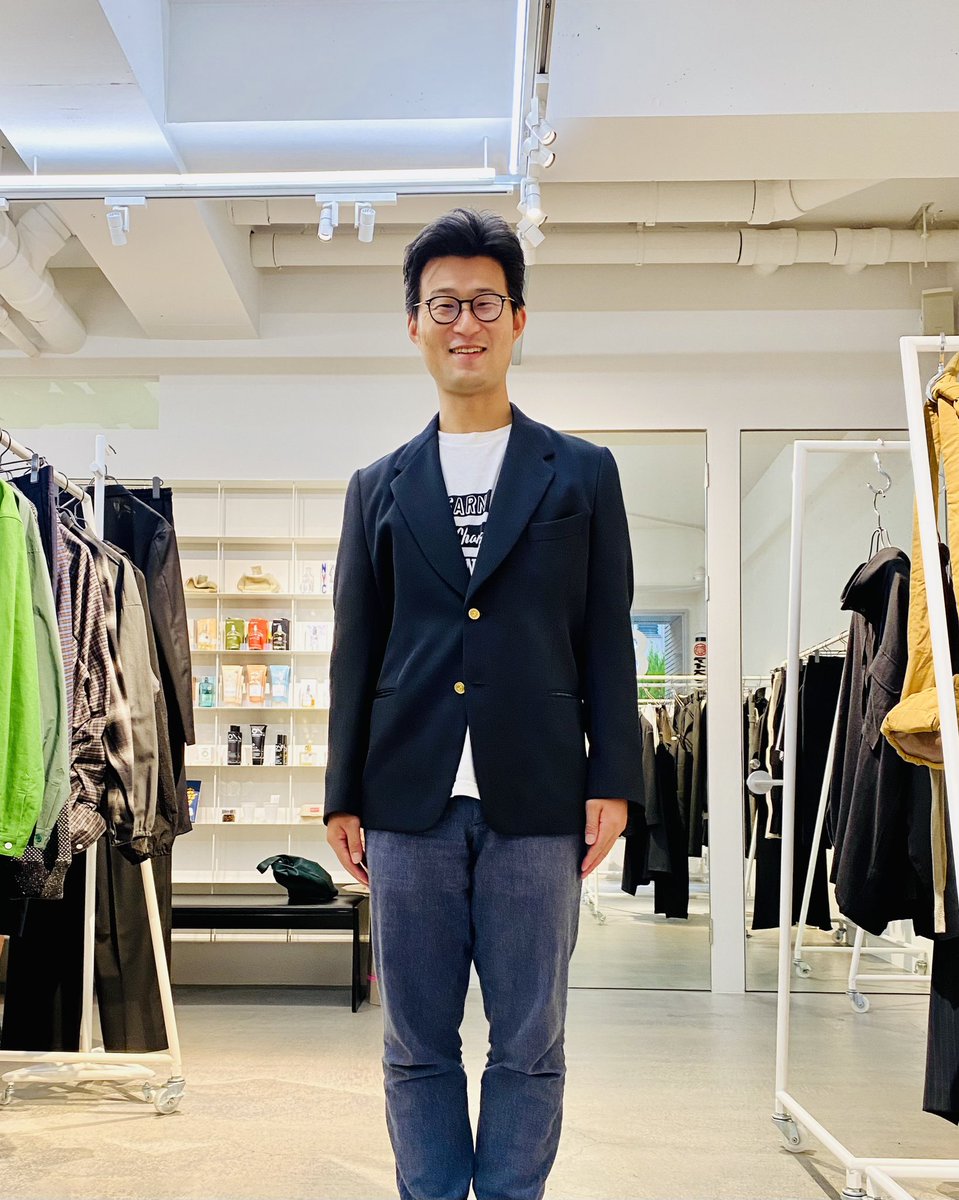 yosukeyama's tweet photo. iii3にて、m's braque COSTUME lineのジャケットを購入
#msbraque #ms_braque #iii3 https://t.co/vB1IvFCqlV