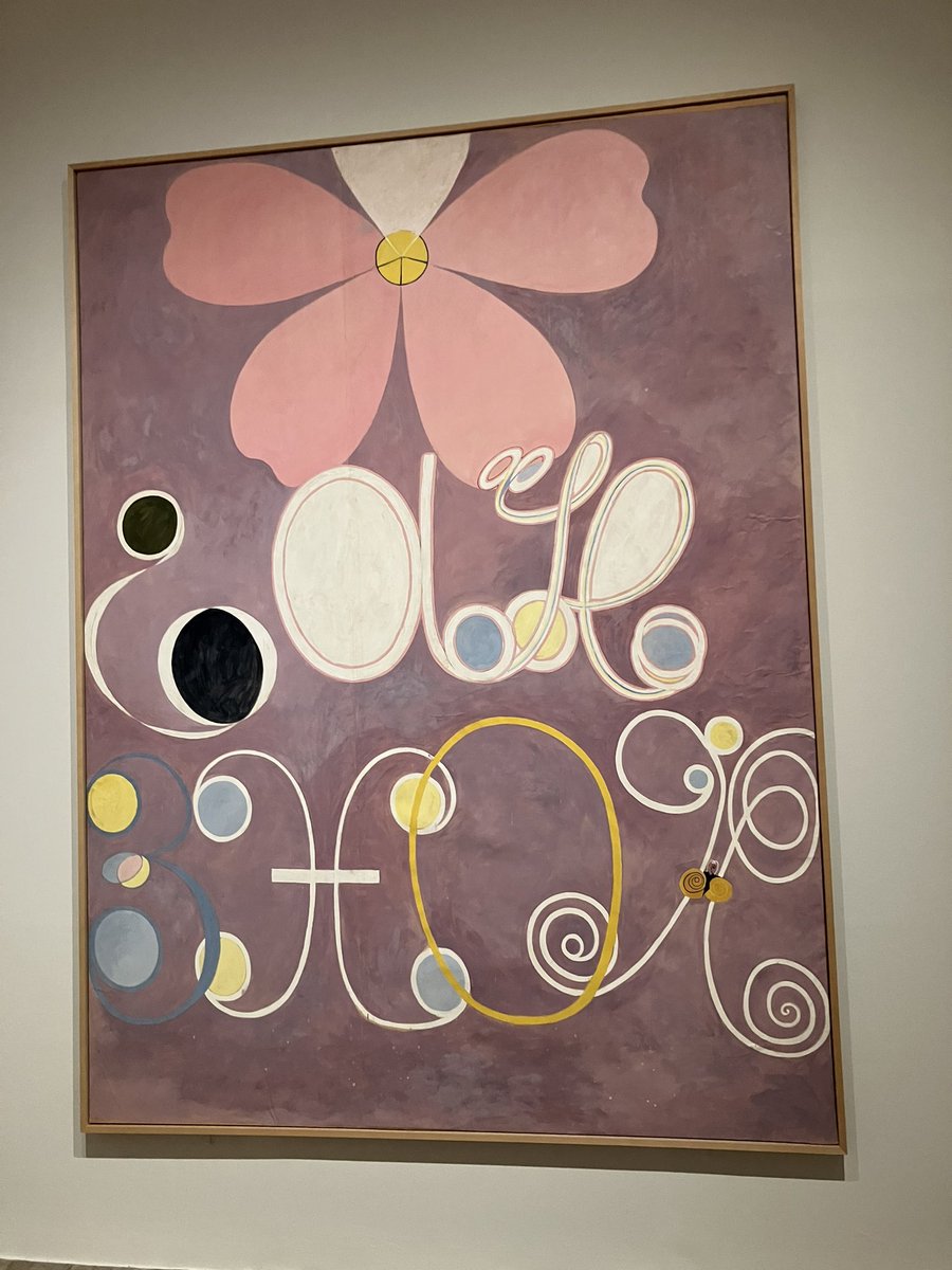 SpectralHeron's tweet photo. All the lushness (is that a word?) #artlover #klint @Tate modern this week 💕 https://t.co/4df6Vo17TE