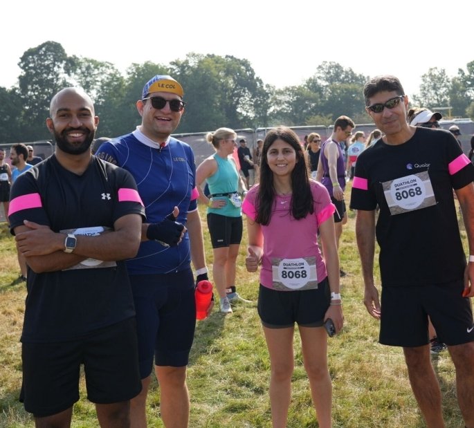 ImperialChemEng's tweet image. Bright &amp;amp; early start for our team today...we're here, at the brilliant @londonduathlon, running &amp;amp; cycling our way to glory 👊🏽

Spot our pink armbands? Give @imperialcollege #ChemEng a huge cheer! 

Good luck to everyone participating 🚲🏃‍♀️ #LondonDuathlon #RunBikeRun #LD23