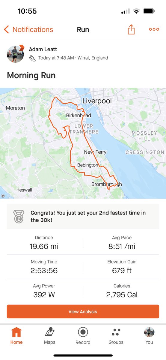Hot out there today ☀️

Almost at my target now, thanks again to anyone that has donated so far! All money raised goes to <a href="/ClaireHouse/">Claire House</a> 

justgiving.com/fundraising/ad…