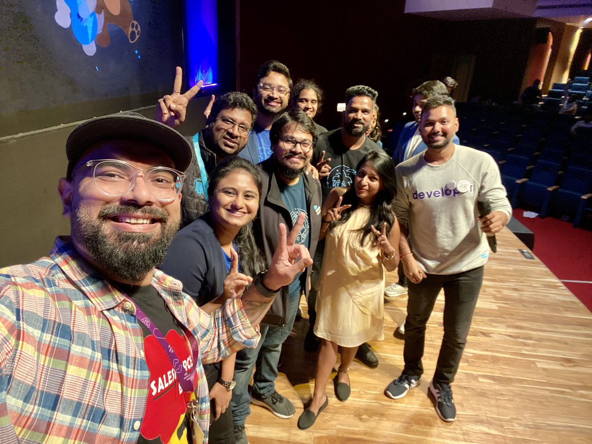 iamKapilBatra's tweet photo. It was a day full of learning new things, meeting fellow trailblazers and giving back to the community π₯°
Thank you @Salesforce team for this wonderful memorable day.
#salesforce #salesforcedevdays https://t.co/ocJ58r7YHC