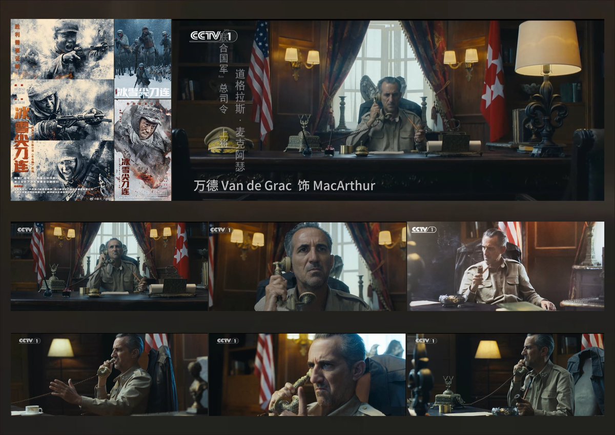 vandegrac's tweet photo. Estreno serie tv _knife and snow warriors _ Role :#GeneralMacArthur 
#vandegrac_com
https://t.co/jIqple7jG1 https://t.co/y5xZauilWP