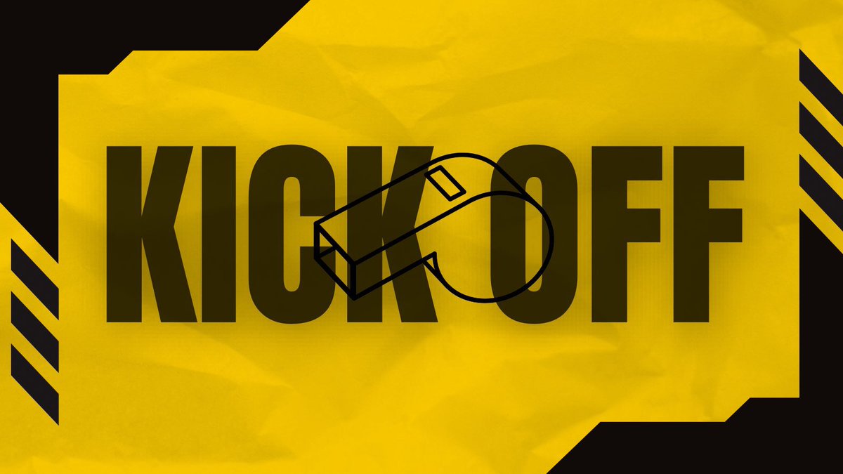 Off we go in a sun soaked Lostock Hall ⚽️

Come on boys 🐝

#TBFC🟡⚫️