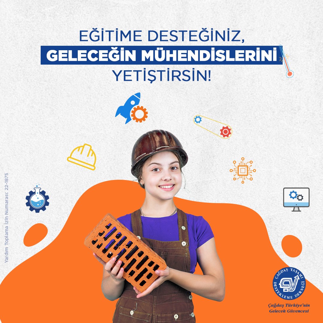 Eğitime desteğiniz, geleceğin mühendislerini yetiştirsin! 📐✏️📈 Siz de Anadolu’da Bir Kızım Var projemize katkıda bulunarak öğrencilerimizin çağdaş bir eğitim almalarına olanak sağlayabilirsiniz. Umut yetiştirmek için tıklayın! 👇💫 fonzip.com/cydd/genel-bag…