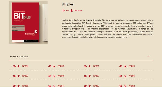 Registrador_es's tweet photo. Si tienes interés en leer algún #BITplus @R_BITplus, tienes aquí todos los ejemplares desde enero de 2019 hasta hoy.
📕https://t.co/cCsXwOo31v https://t.co/QWgBuroknb