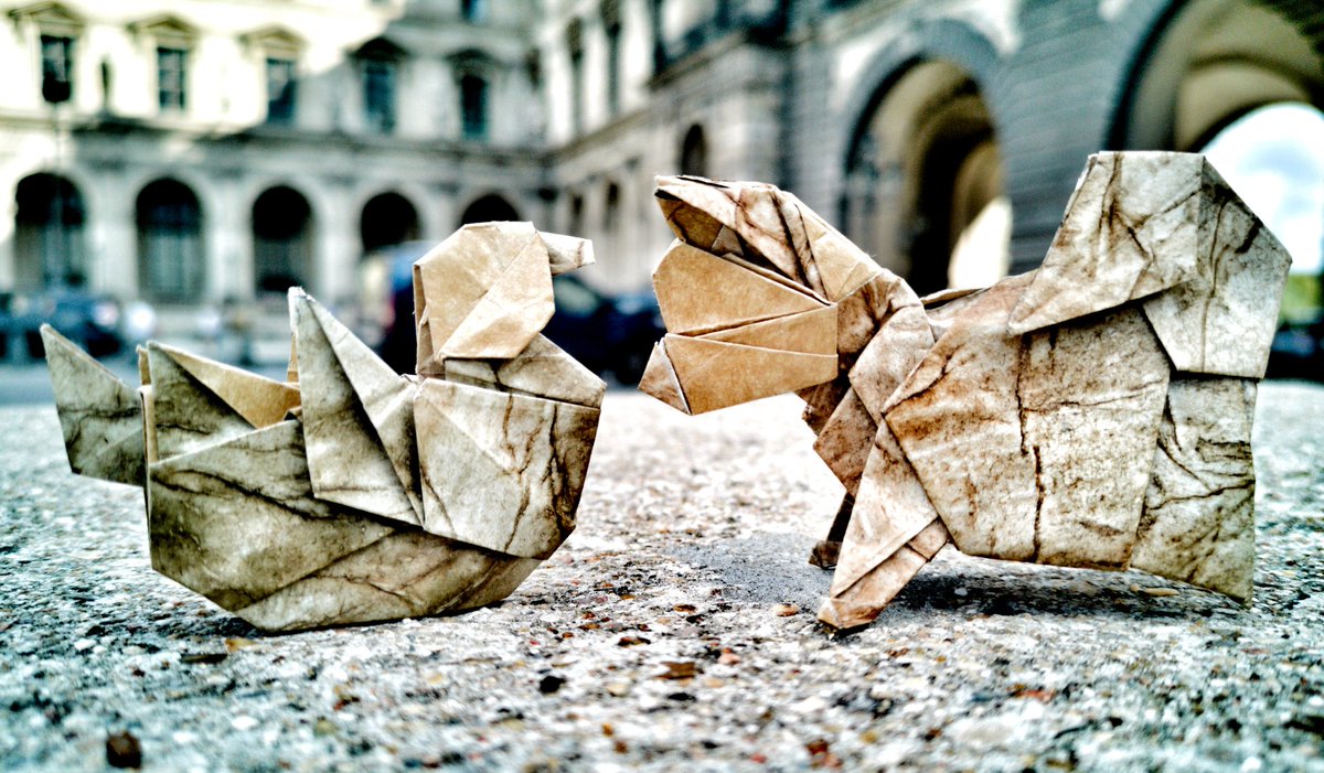 BarthDunkan's tweet photo. Origami Water Duck.
Canard stylisé et plié à partir d'un carré par Barth Dunkan (EcOrigami).
Duck designed and folded from a square by Barth Dunkan (EcOrigami)
#barthdunkan #ecorigami #bird #origami #paperfolding #paperart #mfpp #origamibird #origamiduck #duck #canard https://t.co/UIixlNJvw1