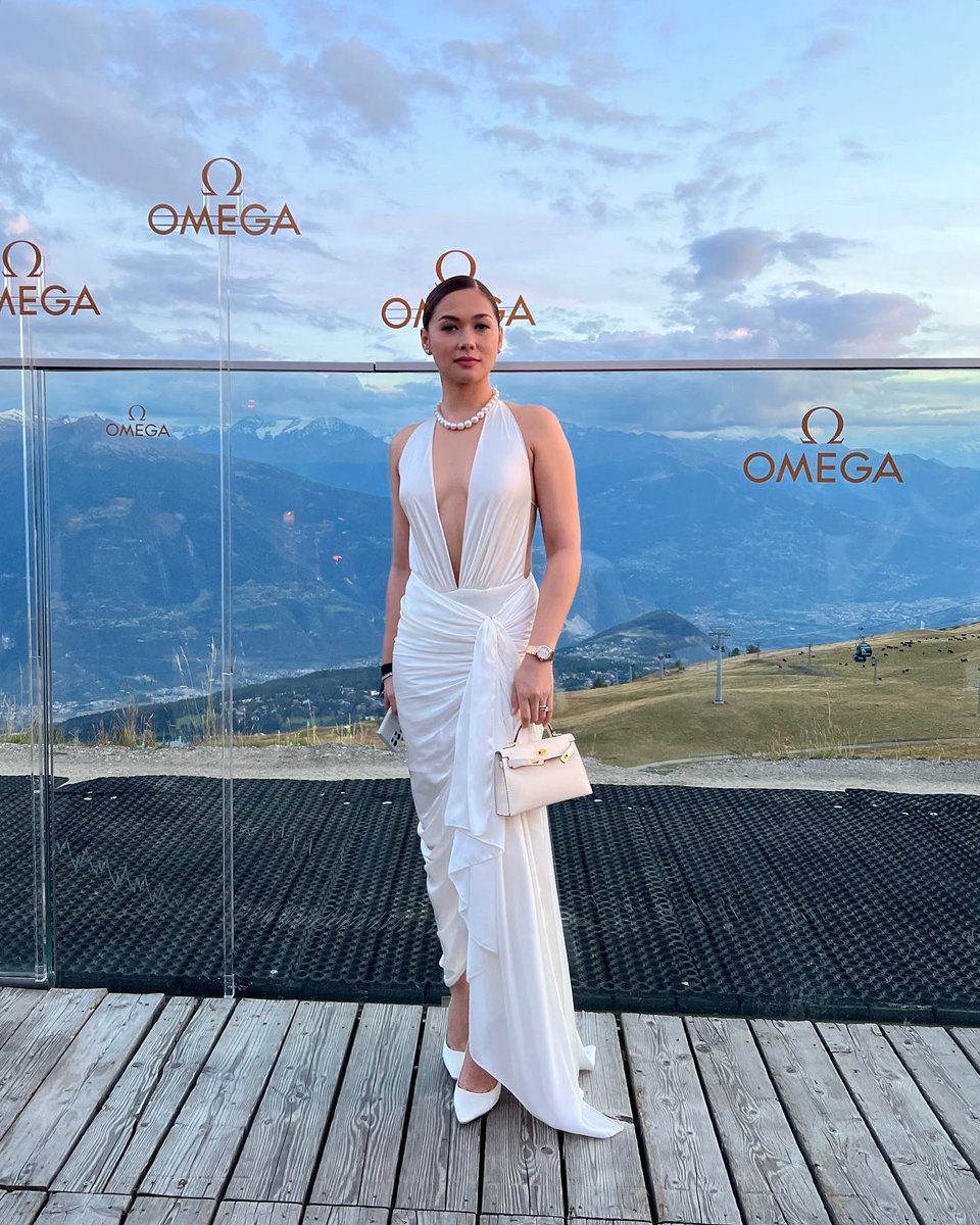 In Switzerland, #OMEGA hosted a special celebration in Cry D’Er for the European Masters golf tournament. Brand ambassadors Hyun Bin and Kiko Mizuhara were present, joined by several friends of OMEGA, including Filipino stars Daniel Padilla, Kathryn Bernardo, and Maja Salvador.
