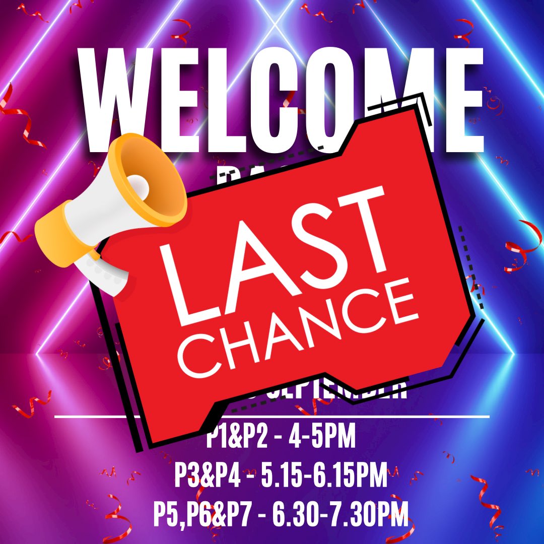 📣📣📣LAST CHANCE📣📣📣
Our WELCOME BACK DISCO is this Fri! If your child is coming along,let us know by Wed this week.This will give our volunteers time to organise juice &amp; crisps. See Class Dojo or school app for sign up form. #partytime #dancingshoes #schooldisco