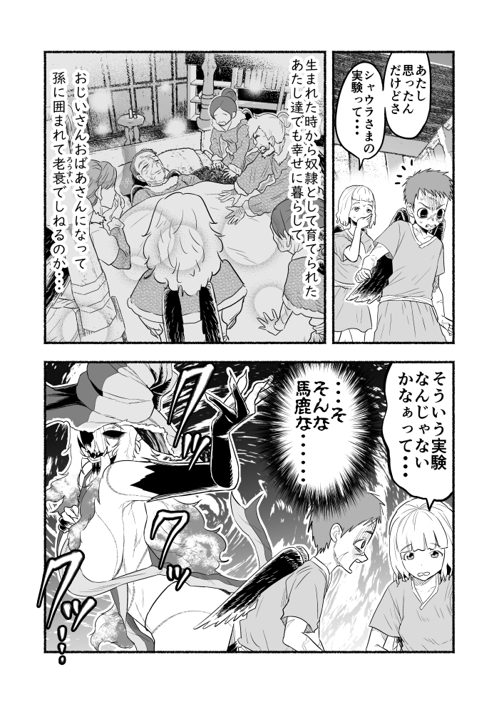 凶悪な魔女が奴隷を買って、実験台にする話1(2/2)