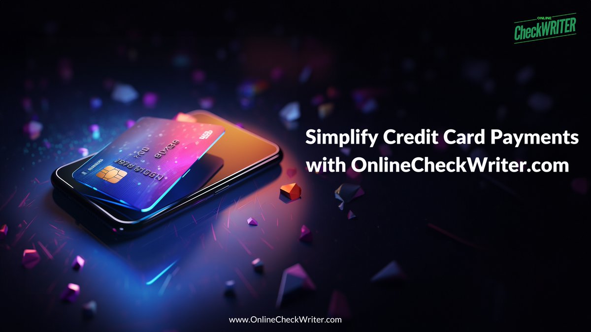 Seamless credit card payment with OnlineCheckWriter.com. Simplify your financial operations, save on transaction fees, and earn rewards effortlessly. Sign up today!

Learn more:  onlinecheckwriter.com/credit-card-pa…

#CreditCardPayment #CreditCard