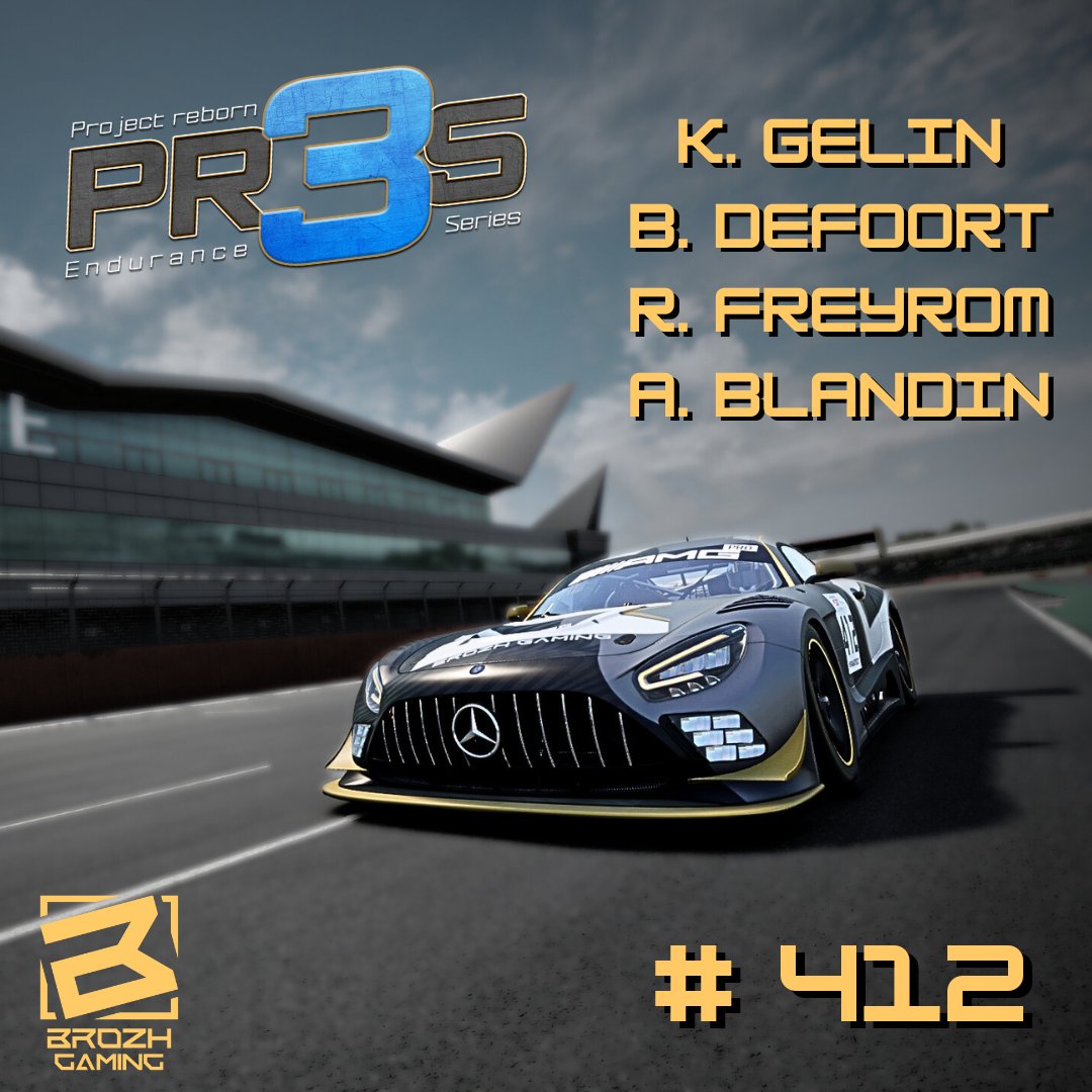 BrozhGaming's tweet photo. Voici le 3ème équipage de la BzG qui s'entraine pour le #pr3s de la @PrReborn !

Résultats des pré-qualifications ce soir 🤞

#AssettoCorsaCompetizione #ACC #505games #505gamesfrance #Simracing #Motorsport #stream #twitch #GTWorldChEu #sroesports #Racing #racecar #endurance https://t.co/uckPNQOXov